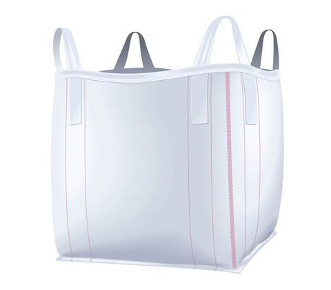 The U-Panel variation of our popular Super Sack FIBC consists of two side panels attached to a single ‘u-shaped’ (side-bottom-side) unit. This Super Sack® container  contains four lift loops straps designed for easy forklift access. Super Sacks also known as bulk bags or industrial packaging is durable and able to carry up to 2,200 pounds. This Super Sack comes with a duffel top with web tie closure and spout bottom with an iris style closure.
