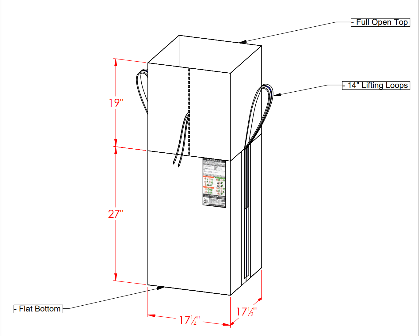 Centrex 64GTBXTCBY Tough Box Black 64 Gal Tote / Wheels and